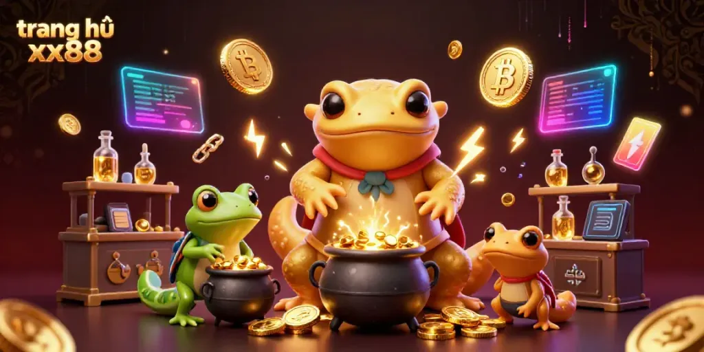 Engage with the vibrant gameplay at trang chủ xx88 featuring gold coins and lively casino elements.