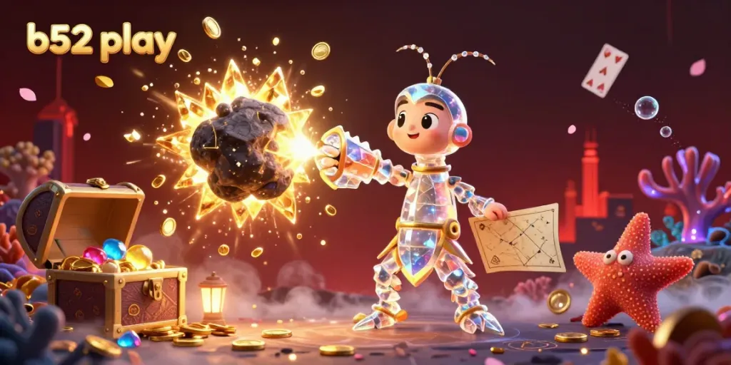Experience thrilling b52 play as a galactic samurai mantis shrimp battles asteroids, revealing treasures.