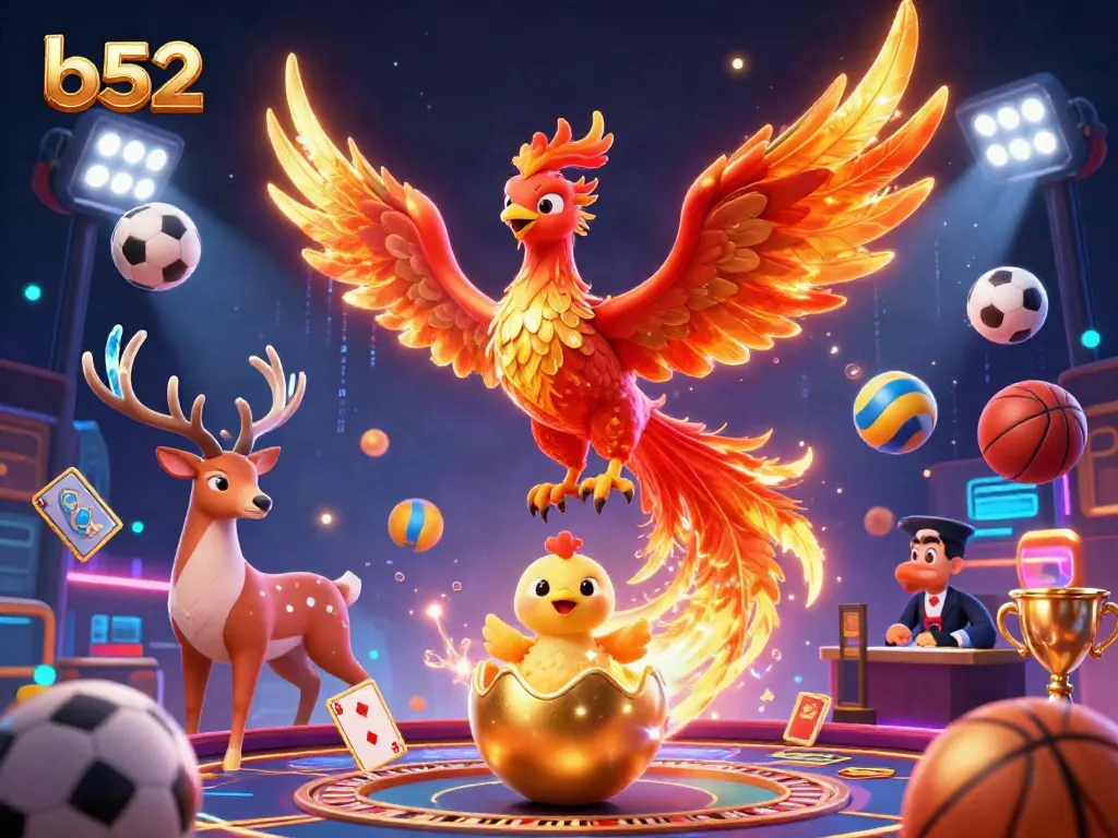 Experience thrilling live casino action with b52's immersive gaming elements and vibrant characters.