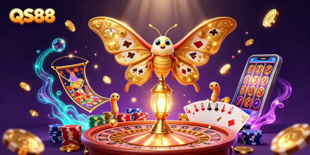 Experience thrilling gameplay with QS88 featuring vibrant casino elements and enchanting characters.
