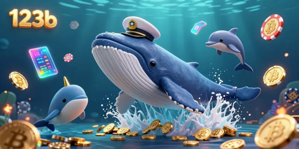 Engage with 123b's vibrant underwater world where luck swims with whales and dolphins in a sea of coins.