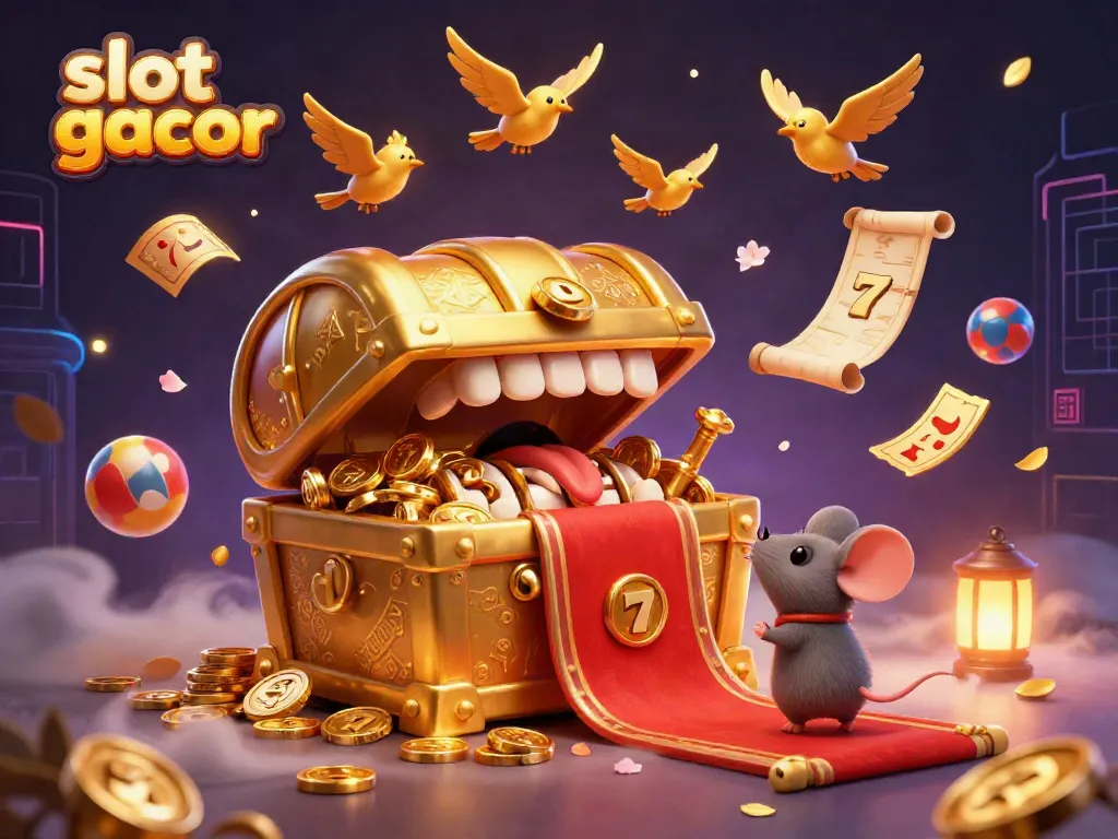 Experience exciting slot gacor action with dynamic 3D characters and vibrant gaming elements.