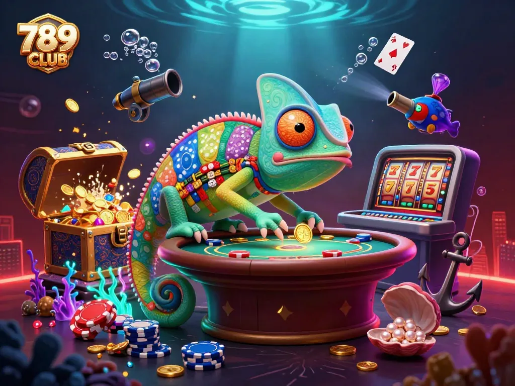 Engage in thrilling gameplay at 789CLUB with vibrant elements and casino excitement.