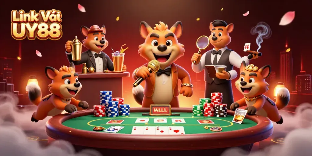 Experience excitement at Link Vào UY88 as hyenas bring humor and fun to the casino scene.