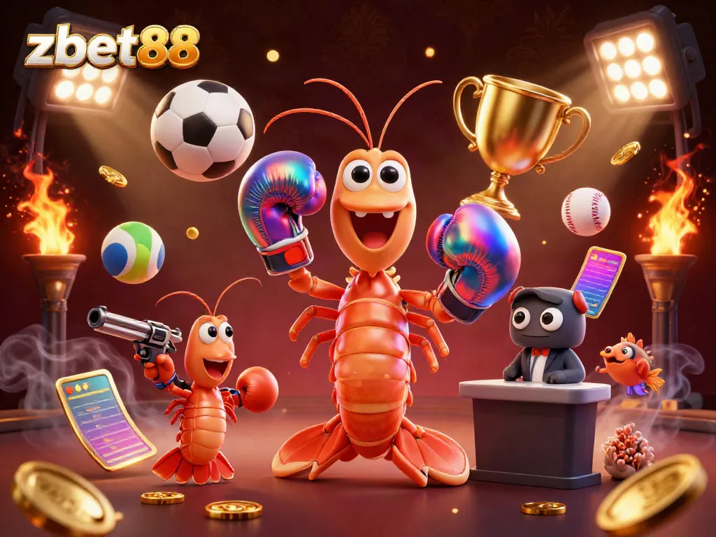 Experience the excitement of zbet88 sports betting with this dynamic scene featuring vibrant characters and immersive game elements.