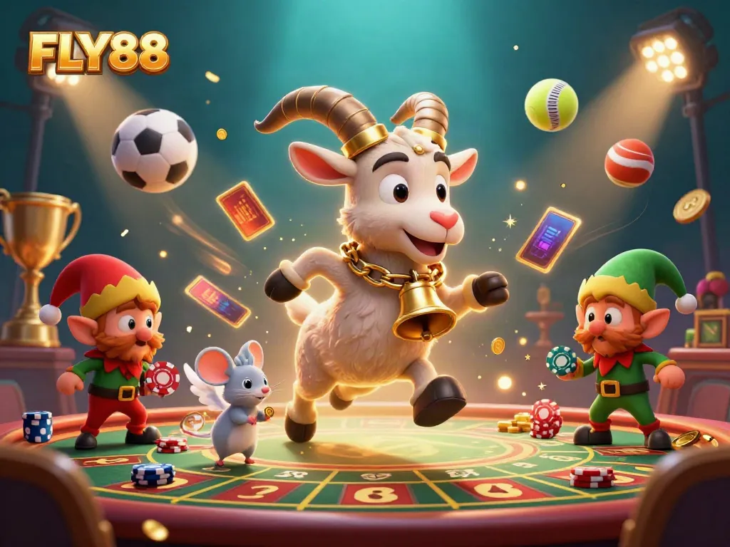 Experience the lively atmosphere of FLY88's holiday horror casino, filled with thrilling gaming action.