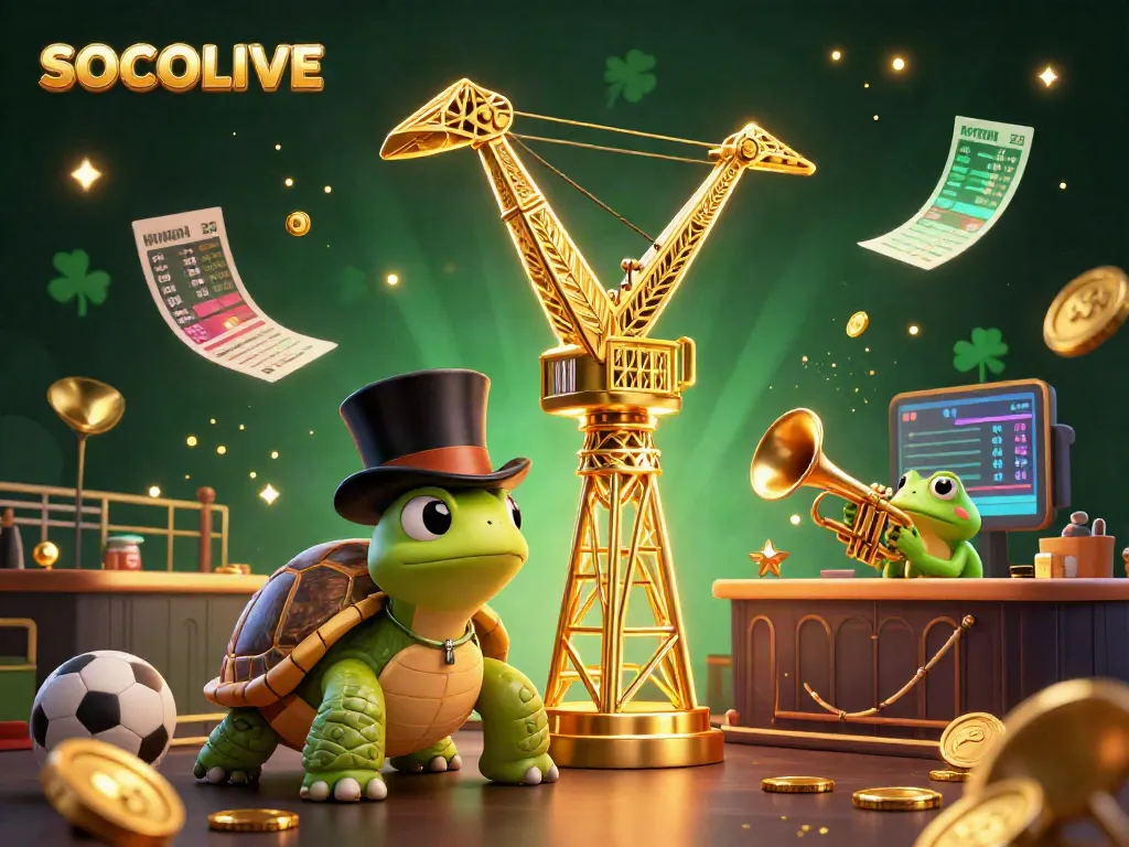 Experience thrilling sports betting with SOCOLIVE’s vibrant scene showcasing exciting gameplay elements.