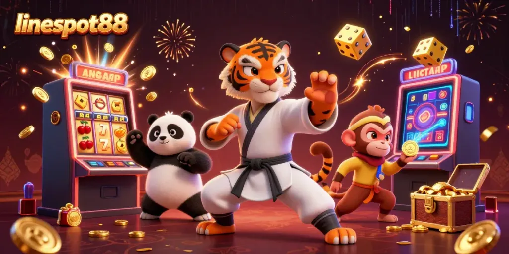 Experience the excitement of lineslot88 with a colorful celebration of gaming and luck!
