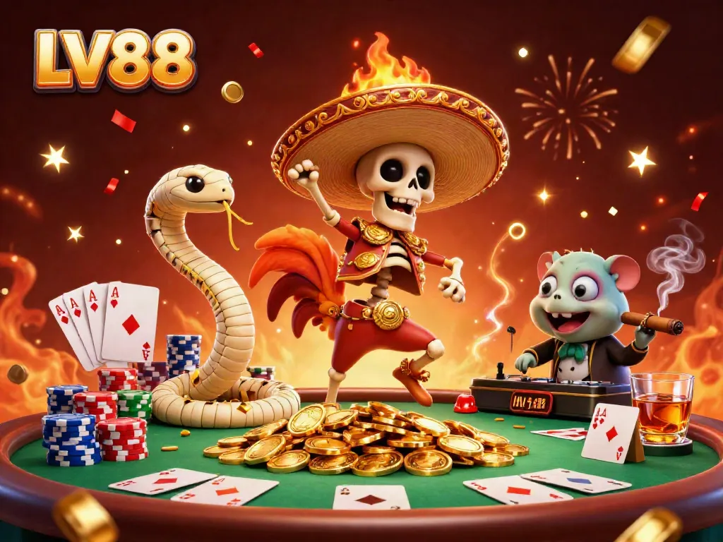 Experience thrilling wins at LV88 with a vibrant casino celebration!