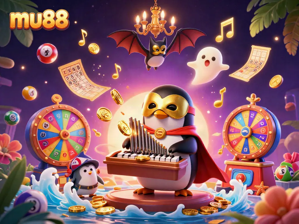 Experience thrilling gameplay with mu88 as the phantom penguin entertains at the casino!