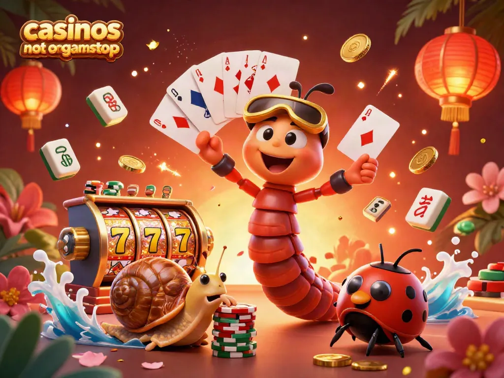 Experience the excitement of casinos not on gamstop with vibrant characters and thrilling visual elements.