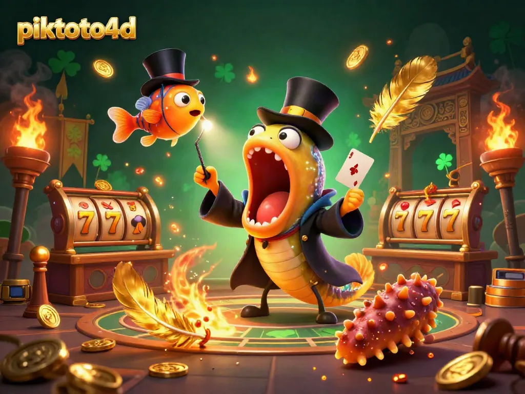 Experience the magic of piktoto4d with unique 3D characters performing thrilling gambling tricks.