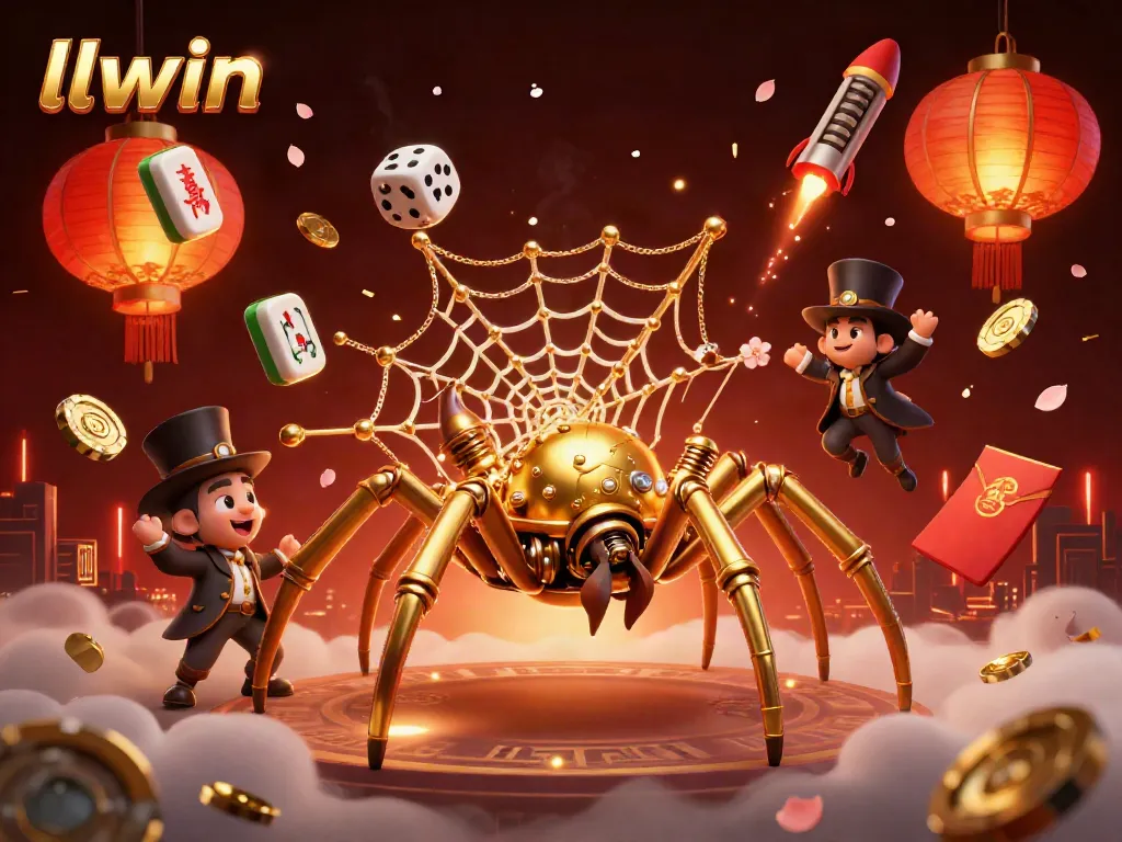 Experience thrilling casino action with llwin and a whimsical steampunk scene featuring playful elements.