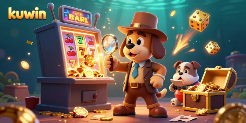 Join kuwin's 3D detective duo uncovering casino secrets amidst explosive jackpots.
