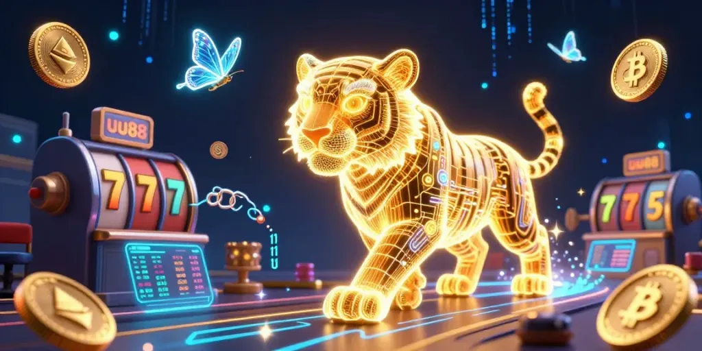 Engage in thrilling slot action with uu88's immersive digital casino experience featuring captivating visuals.