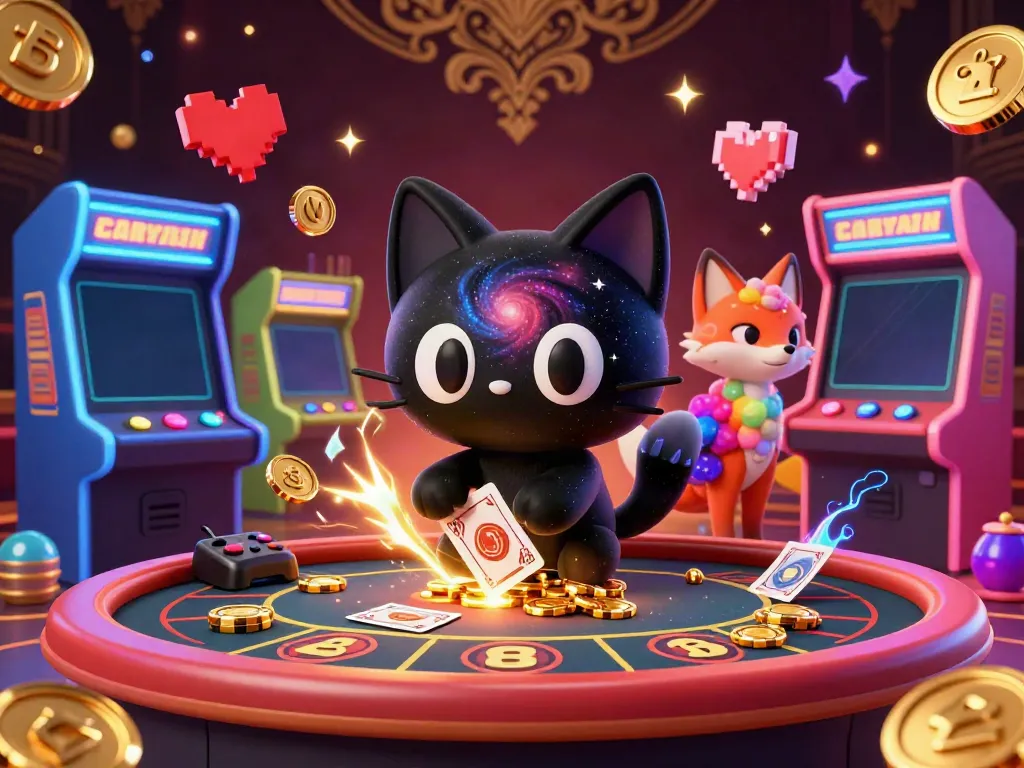 Experience thrilling gameplay with phwin's cosmic casino featuring unique 3D characters and vibrant arcade elements.