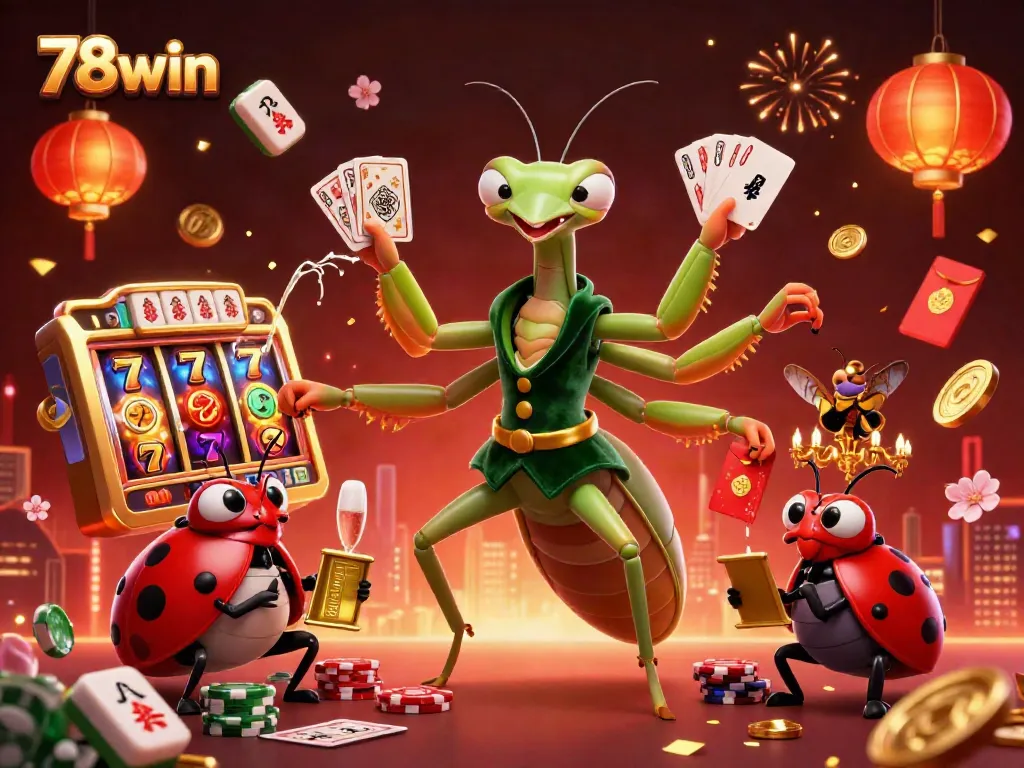Experience the excitement of 78win with vibrant slot games, thrilling characters, and rich casino atmosphere.