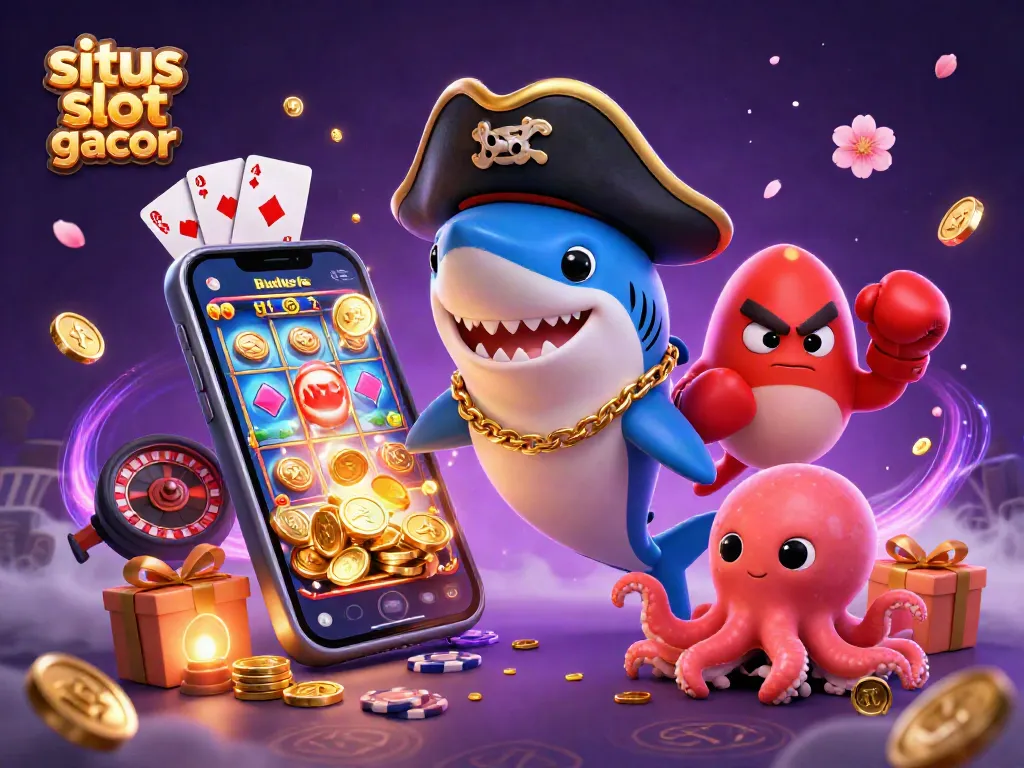 Play engaging slot games on situs slot gacor with enchanting characters and vibrant casino elements.