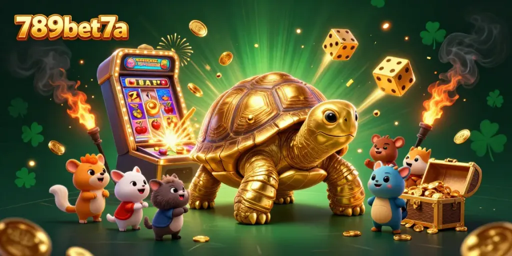 Experience thrilling games at 789bet7a with the golden tortoise and exciting slot action.